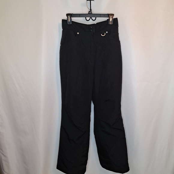 Slalom Women's Black Snowpants Size Small #74 - Picture 1 of 12